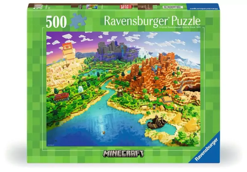 Puzzle 500 elementów. Minecraft zdjęcie 1