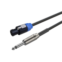 Kabel głośnikowy 2 x 1,0mm² Złącze Jack 6.3mm 10m Roxtone SSSJ210L10