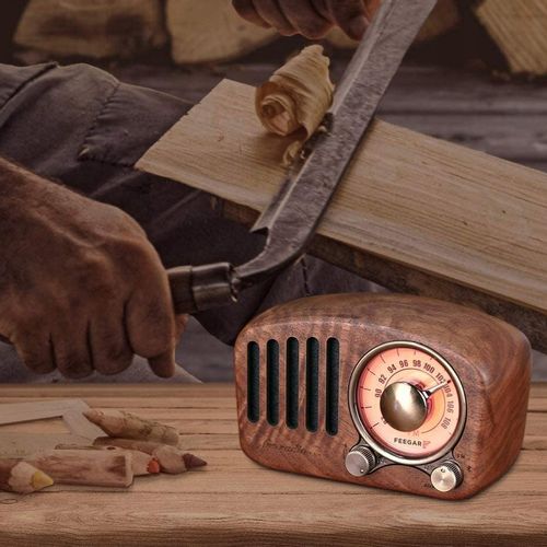 Feegar Retro Radio Kuchenne Z Drewna Fm 10H Bt 4.2 na Arena.pl