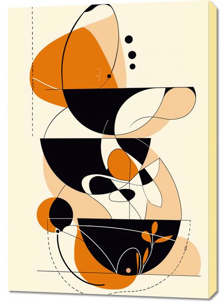 Obraz 70x100cm Taneczne Kręgi zdjęcie 1