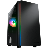 cougar obudowa purity rgb, mini tower, 1 x argb, czarna