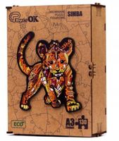 Zestaw Puzzli 130 ELEMENTÓW Układanka SIMBA Król Lew Rozwija Wyobraźnię