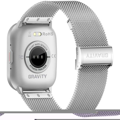 smartwatch gravity srebrny pasek + bransoleta gt43-2 na Arena.pl
