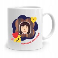 Kubek Prezent Dla Teściowej Kochana Teściowa! Z Nadrukiem Ze Zdjęciem