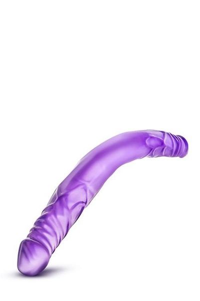 Dildo-B Yours 14""""Double Dildo Purple zdjęcie 4