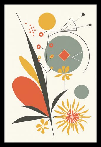 Plakat 20x30cm Geometryczny Ogród na Arena.pl