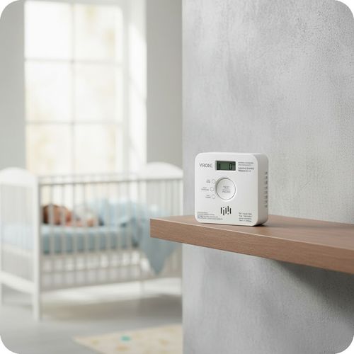 Czujnik Czadu Detektor Tlenku Węgla Bezprzewodowy 85db 10 LAT + na Arena.pl