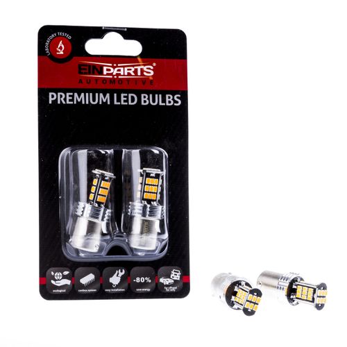 BLISTER 2pc EPL151 BAU15S PY21W 30SMD CANBUS AMBER na Arena.pl
