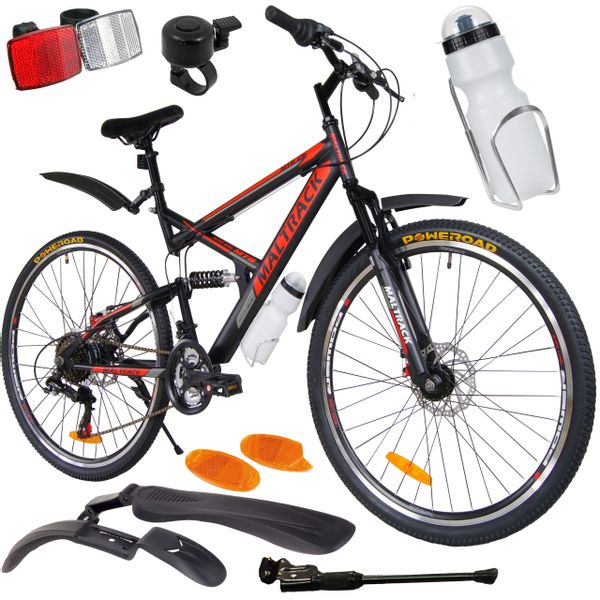 Rower Górski MTB MalTrack Target RED-SILVER 26" zdjęcie 1