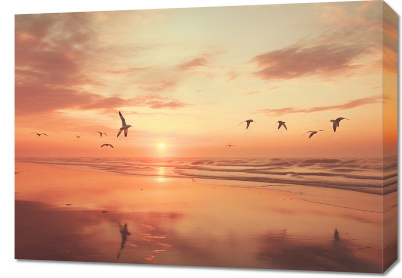 Obraz 70x50cm Spokojna Przystań zdjęcie 1