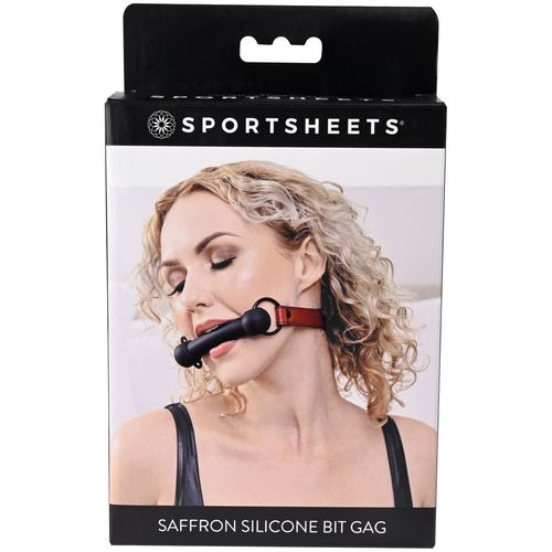 Knebel Sportsheets Bit Czarny/Czerwony na Arena.pl