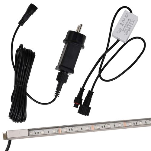 Wylewka do wodospadu z RGB LED, stal nierdzewna, 108 cm na Arena.pl