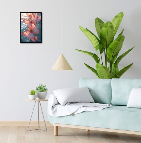 Plakat 29,7x42cm Świetliste Motyle na Arena.pl