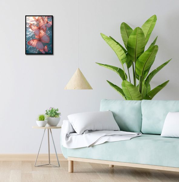 Plakat 29,7x42cm Świetliste Motyle zdjęcie 4