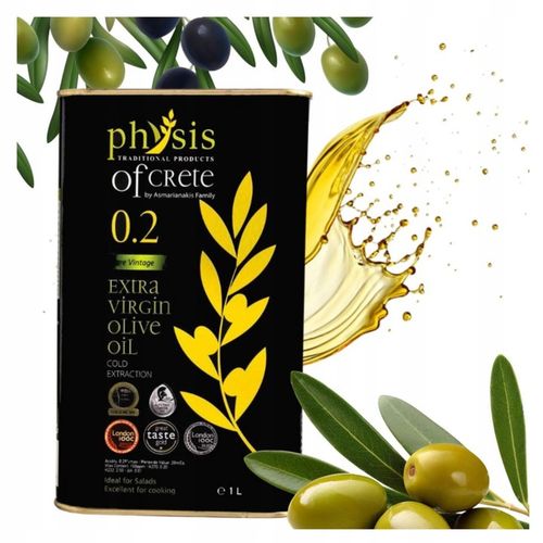OLIWA Z OLIWEK 1L EXTRA VIRGIN GRECKA W PUSZCE PHYSIS OF CRETE 0.2% ŚWIEŻA na Arena.pl
