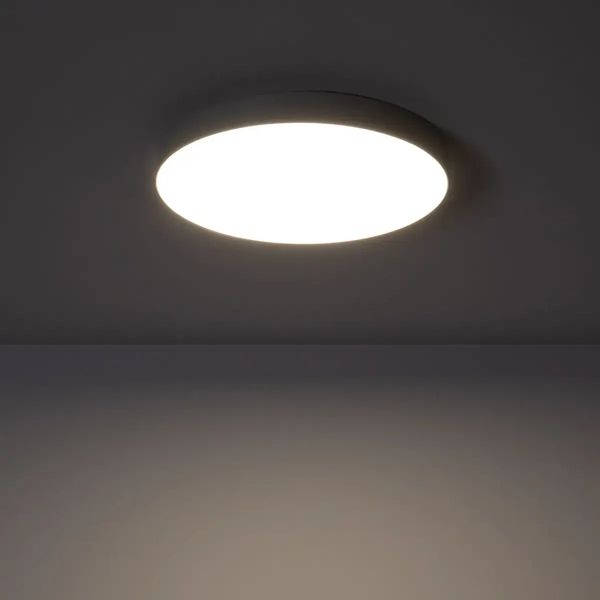 Okrągły plafon Simplicate ABR-PLOU-18-IP-C-NW LED 19W 4000K czarny biały zdjęcie 2