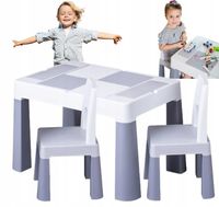 TEGA MEBLE DZIECIĘCE STOLIK 2 KRZESŁA MULTIFUN