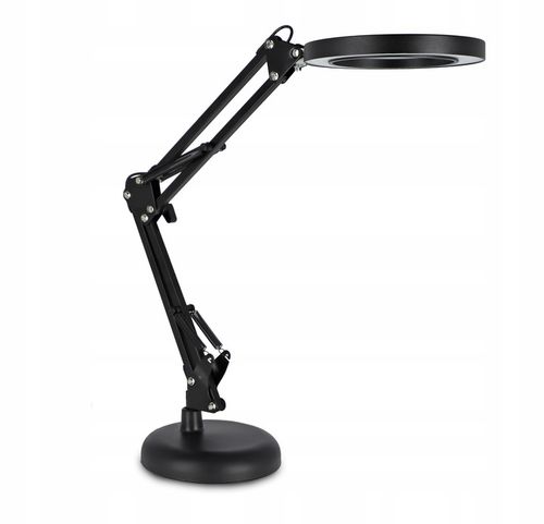 Lampka Na Biurko LED Lampa Kosmetyczna Ściemniacz Lupa Szkło na Arena.pl