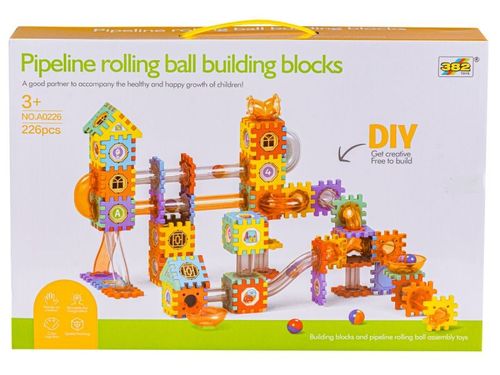 Klocki Konstrukcyjne, Tor Kulkowy Dla Kulek 226 Elementów Kulodrom na Arena.pl