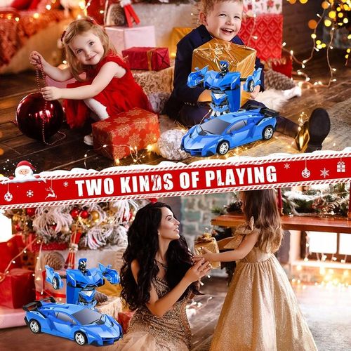 Thedttoy Transforming Toys – Zdalnie Sterowany Samochód 2w1 Robot na Arena.pl