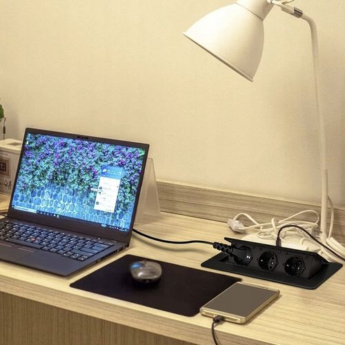 Gniazdo Chowane w Blat Nablatowe Potrójne Gniazdko na Arena.pl