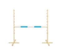 przeszkoda skokowa do hobby horse 120cm, belka jasnoniebieska