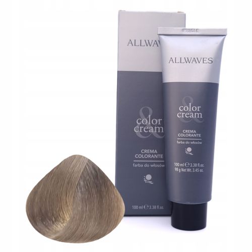 ALLWAVES Farba do włosów 8.1 - Jasny Popielaty Blond - 100ml na Arena.pl