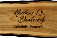 Deska z korą prezent dla Dziadka personalizowana