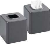 pudełko na chusteczki dozownik metalowy 2szt szary