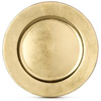 Podtalerz Złoty Podkładka Podstawka Dekoracyjna Taca Patera Duży Talerz