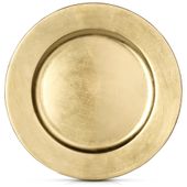 Podtalerz Złoty Podkładka Podstawka Dekoracyjna Taca Patera Duży Talerz