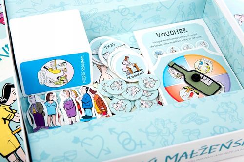 Gierki Małżeńskie, gra towarzyska dla par + Psia kość!, gra rodzinna na Arena.pl