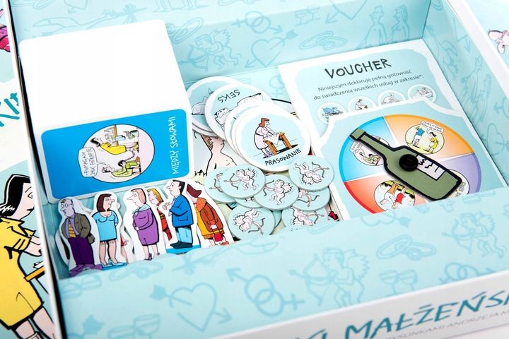 Gierki Małżeńskie, gra towarzyska dla par + Psia kość!, gra rodzinna zdjęcie 11