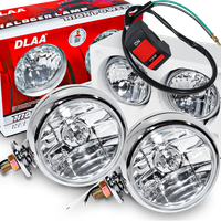 KOMPLET HALOGENÓW LA1026 Halogeny drogowe H3 55W 12V + Przełącznik