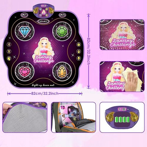 INTERAKTYWNA MATA DO TAŃCZENIA ZRĘCZNOŚCIOWA TANECZNA MUZYCZNA BLUETOOTH na Arena.pl