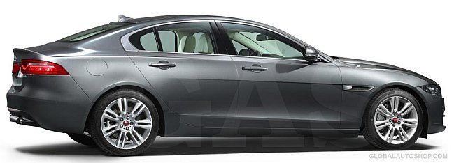 JAGUAR XE-TYPE - Listwy CHROM na drzwi boczne dekoracyjne chromowane zdjęcie 3