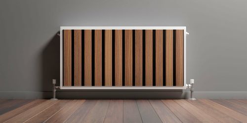 Mata MAGNETYCZNA Grzejnika LAMELE Imitacja Drewna Efekt 3D 120cm x 60cm na Arena.pl