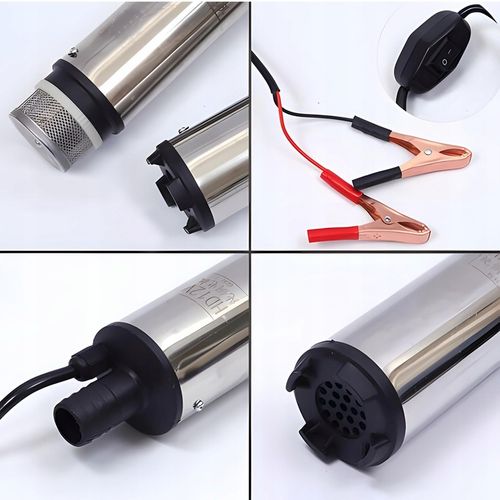 POMPA DO SPUSZCZANIA PALIWA ROPY WODY OLEJU SAMOCHODOWEGO 50mm 12v POMPKA na Arena.pl