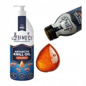Olej z kryla antarktycznego BEMO KRILL 100 ml dla psa kota omega 3 siersc