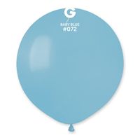 Balony pastelowe niebieski delikatny baby blue #072, 48 cm 25 szt.