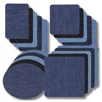 Duży zestaw TERMO 20szt łatki jeans spodnie do ubrań naprasowanki XL ŁATA