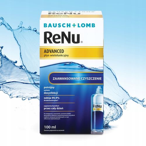 Płyn do soczewek kontaktowych Bausch + Lomb ReNu Advanced 100 ml na Arena.pl