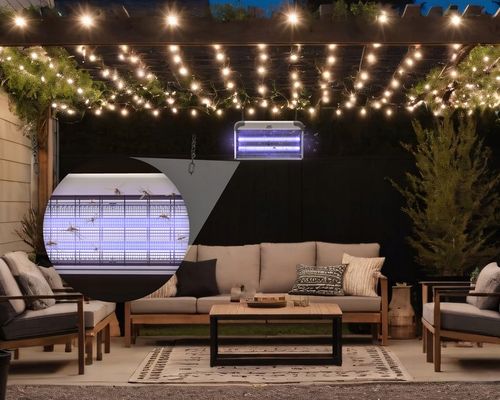 LAMPA OWADOBÓJCZA UV ŚCIENNA NO PEST NA KOMARY MUCHY ĆMY MOLE OWADY na Arena.pl