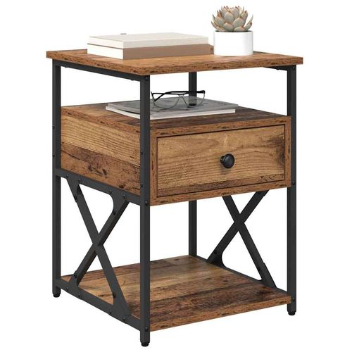 Szafka Nocna z szufladą Stare drewno 40 x 42 x 55 cm na Arena.pl