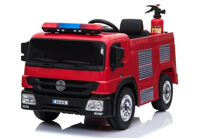 ND24_4095 Pojazd Na Akumulator Wóz Strażacki Czerwony zdjęcie 4