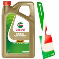 Castrol Olej Silnikowy 5W-40 EdgeTurbo Diesel 5L + Zawieszka Serwisowa