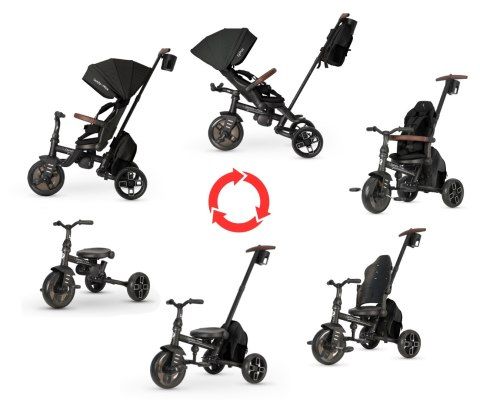 MILLY MALLY 6300 Qplay Rowerek Trójkołowy Comfo Max Black na Arena.pl