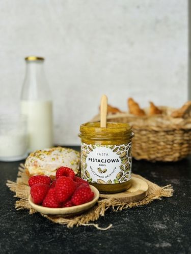 Pasta pistacjowa 250 g - Naturalna, 100% pistacji, krem pistacjowy na Arena.pl