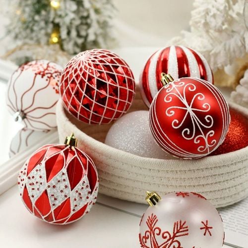 komplet bombek bożonarodzeniowych 16 sztuk w opakowaniu średnica na Arena.pl