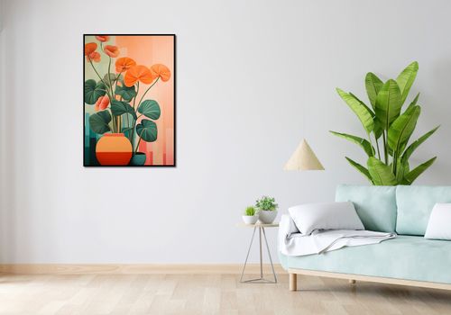 Plakat 68x98cm Kwiatowa Harmonia na Arena.pl